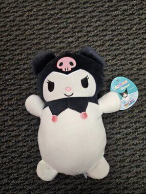 Kuromi Squishmallows HugMees 10" Plush Sanrio Hello Kitty & Friends Black NWT